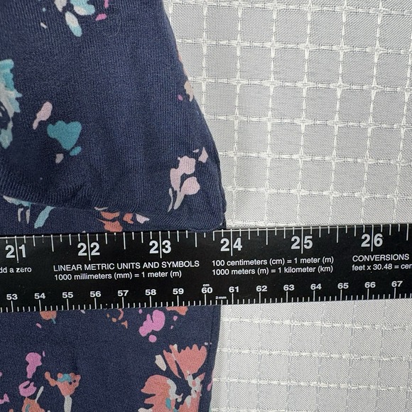 J. Jill Wearever Collection Top Womens XL Floral Flowy Stretch Loose Fit Career - Picture 3 of 7